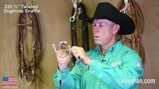 Bit 223 Twisted Dogbone Snaffle