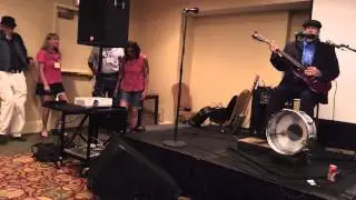 Deak Harp moving the crowd at SPAH