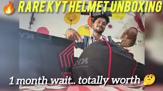 💥 Rare KYT Helmet Unboxing 🔥&ndash; Not Available Anywhere in India🤯 | 1 Month Wait Worth It🤔!