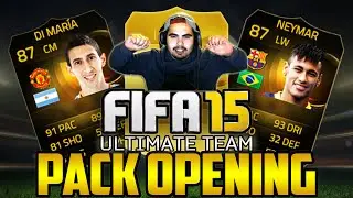 FIFA 15 Ultimate Team | Pack Opening again GREAT PULLS w/ Live Reaction + Facecam