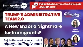 Trump&rsquo;s 2025 Immigration Team What Indians in the U.S. Must Know
