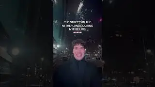 The streets in the Netherlands during NYE = Fireworks #livinginthenetherlands