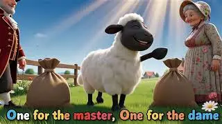 Baa Baa Black Sheep Rhyme | Colourful Kids Cartoon Song | Early Learning Fun Video | Baby kids
