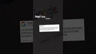 Google's first tweet