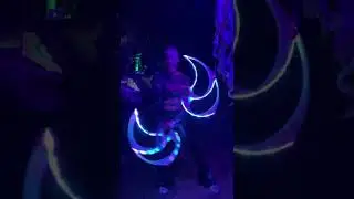 Tripfoundation party Goa India Moonlight Tribe 🌙 #led #ledperformance #ledperformer #fans #ledfans