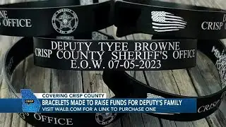 Yard signs, bracelets help fundraise for fallen Deputy Tyee Browne's family