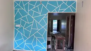 Wall painting design #painting #video #youtube 