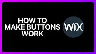 How To Make Buttons Work In Wix Tutorial