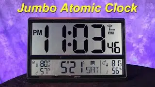 Doveet Jumbo Atomic Clock