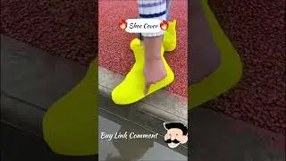 Resuable Shoe Rain Cover Waterproof Unisex Shoes Silicone Dust Cover anti-slip Boots #shoecover