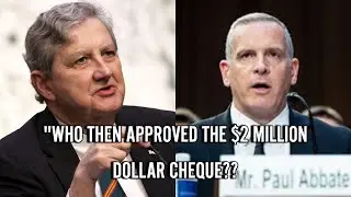 Senator Kennedy and SHADY FBI director CLASH over the large sums PAID to Lisa Page and Peter Strzok.