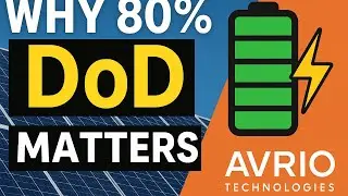 Why Depth of Discharge (DoD) Matters in Solar Batteries | Avrio Technologies Sri Lanka