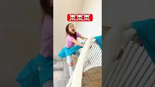 She FELL off the BALCONY!😱