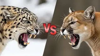 Cougar vs. Snow Leopard: The Ultimate Mountain Showdown!
