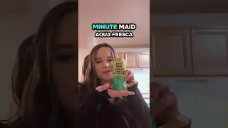 ￼ New Minute Maid aqua Fresca lime flavor 🍋&zwj;🟩 #new #review #lime #drink  #fyp #youtubeshorts