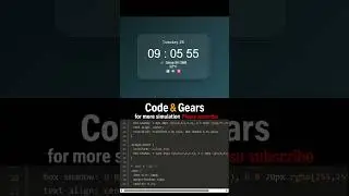 S1 #E11⏰ Stunning Digital Clock & Sleep Tracker Widget | Modern UI with HTML, CSS & JavaScript