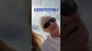 90-year-old Peg Brett from Fethard, Tipperary enjoying a rollercoaster in Tramore 🎢📸