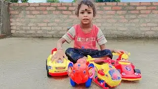 Priyank CAR 🚗 Helicopter 🚁 Tractor 🚜 Monster Truck 🚛 Chala Raha Hai 😱 l Toy Bee l Kids Pretend play 
