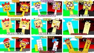 My Sprunki OC: NumberBlocks 3 BILLION to 3 (From THREE HUNRED, THIRTY  ... TWENTY THREE, THIRTEEN )