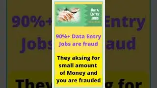 Data Entry Jobs | Jobs Fraud in India | #skills #awerness #jobs #jobs_fraud