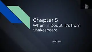 How to read literature like a professor Ch.5 When in doubt, it's from Shakespeare