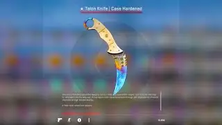Low-Tier BLUE GEM Talon CSGO Knife UNBOXING!!! | AIDENGAMBLES