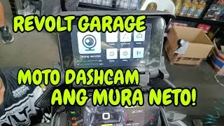 DASH CAM FOR MOTORCYCLE / TS MOTECH / REVOLT GARAGE /INSTALLED 450MT