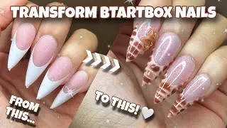 I Made These Nails Even CUTER 🤩 BTARTBOX Press On Nails Transformation ✨
