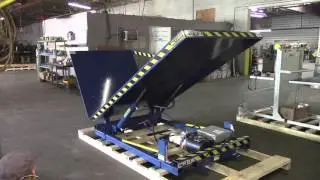 VERTI-LIFT WIDE BASE 90-DEGREE HYDRAULIC TILT TABLE-2000# CAPACITY