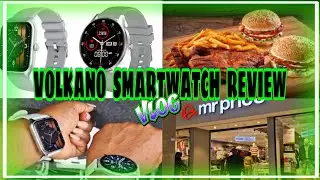 VOLKANO SMARTWATCH REVIEW, SHOPPING, AND FOOD VLOG⌚️🛍🍔🍟