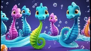 L&auml;cherliche Seepferdchen im Meer | Kinderlieder und Unterwasserabenteuer f&uuml;r Kinder