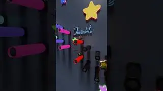 Twinkle Twinkle Little Star Marble Music Remix #music #funny #satisfying