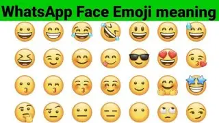 Названия эмодзи WhatsApp на английском и хинди/Эмодзи WhatsApp/Названия изображений WhatsApp на х...