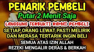 USAHA ANDA SEPI ? PUTAR 3 MENIT,  DIJAMIN LANGSUNG RAMAI PEMBELI, USAHA LANCAR, QORI MOHAMMAD NASER