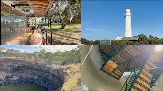 Day 4   Portland Tram, Memorial Tower, Cape Nelson Lighthouse, Wannon Falls