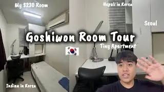 My Korean Room Tour // GOSHIWON // Indian Nepali Student Vlog 🏠