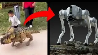😱 Настоящий динозавр или робот? &mdash; Китайский трицератопс поражает воображение! 🦖🤖