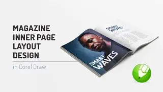 Magazine Inner page Layout Design in Corel Draw | Creative Corel Draw Layout Design