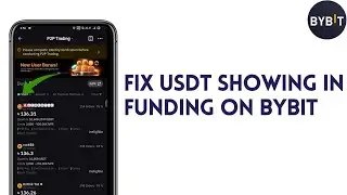 How To Fix Usdt Showing In Funding On Bybit But Not Usable