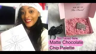 New Too Faced-Matte Chocolate Chip Palette! Review And Swatches