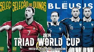 PORTUGAL vs FRANCE | FINALS | TRIAD WORLD CUP 2K14 | EFOOTBALL 2023