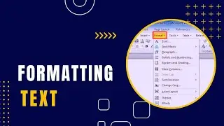 Format Text in Microsoft Word (Font, Size & Colour) | ICDL Lesson 4