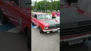 Chevrolet Caravan SS restaurada marca presen&ccedil;a no evento de carros antigos no Campo de Marte