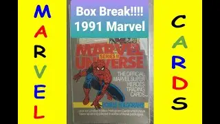 Marvel Card Box Break!!!! 1991 Marvel Series II.end!!! #boxbreak #marvelcards #marvel