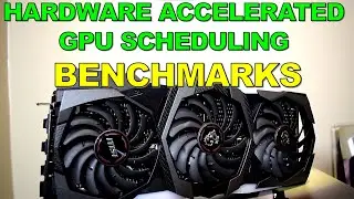 Аппаратное ускорение планирования GPU ИГРОВЫЕ бенчмарки Драйверы Nvidia 451.67 RTX 2080 и R9 3900X