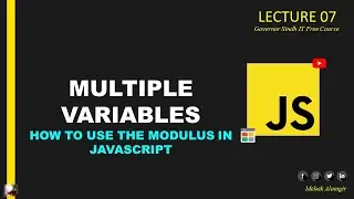 Multiple Variables In Javascript | Reassigning Variables