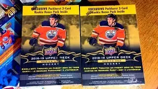 Opening 2 More 18/19 Upper Deck Series 1 Hockey Retail Mega Boxes