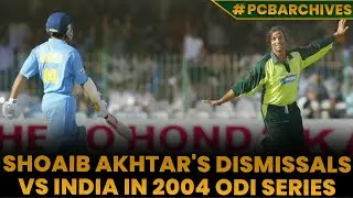 📽️ Enjoy Shoaib Akhtar's Dismissals vs India in the iconic 2004 ODI Series 🔥| PCB | MA2L