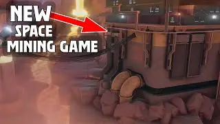 Space Drilling Station first look, let's play Space mining station management game