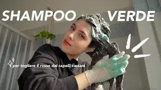 lo shampoo verde può davvero spegnere il rosso nei capelli castani?